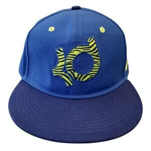 Nike | Blue & Neon Zebra KD Logo Kevin Durant NBA Snapback Hat CRISP & CLEAN